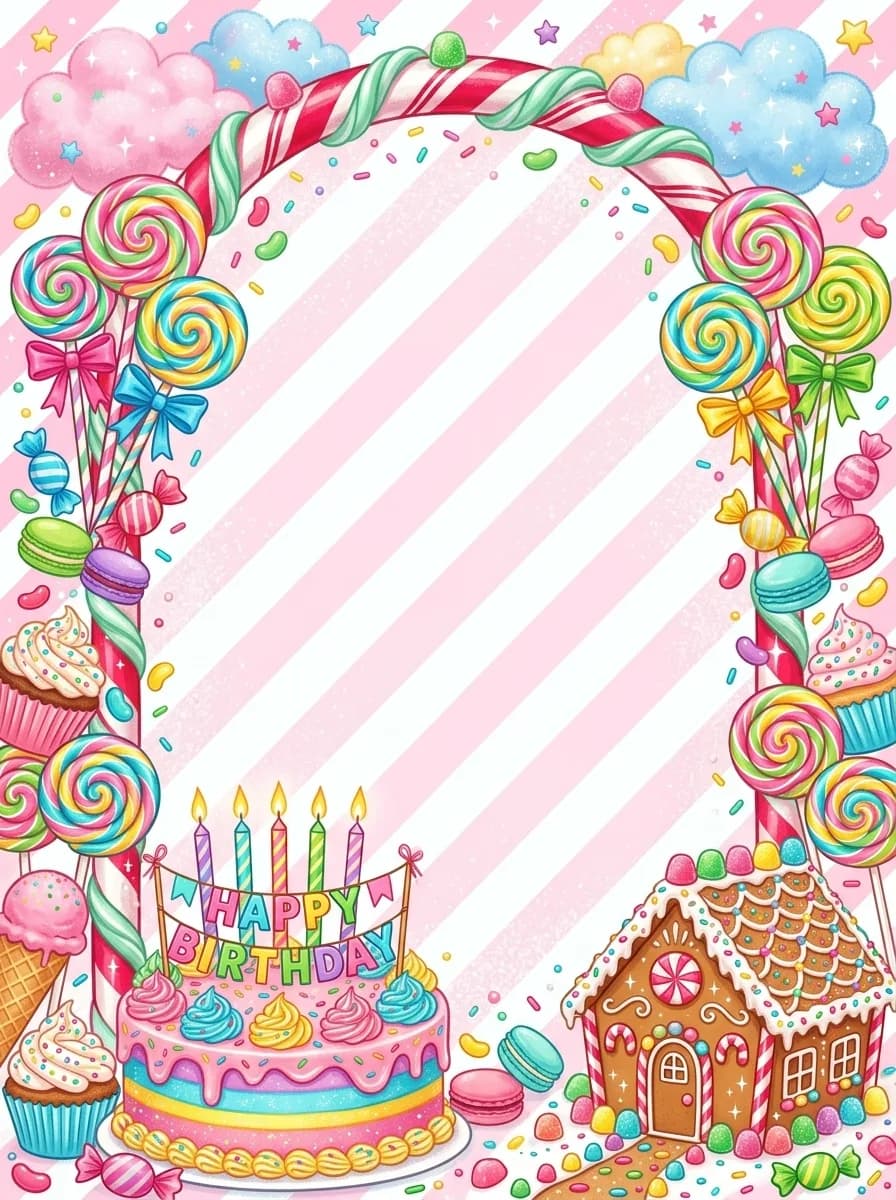 Kolorowa grafika pasująca do cukierników